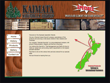 Tablet Screenshot of kaimatasawmills.co.nz